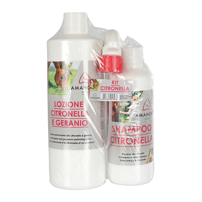 KIT CITRONELLA LOZIONE 1 LT + SHAMPOO 500ml  